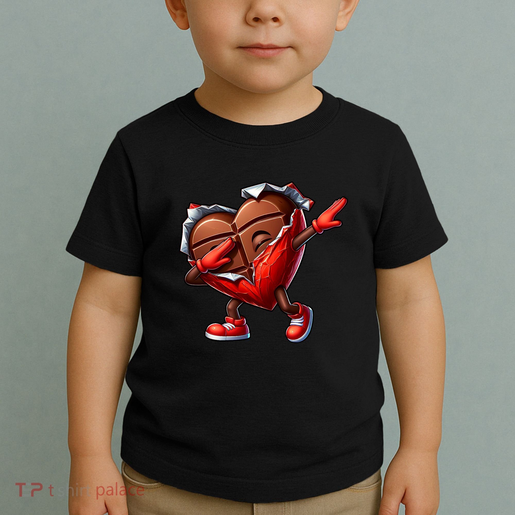 ValentineS Day Dabbing Heart Candy Funny Humor Toddler T-Shirt