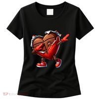 ValentineS Day Dabbing Heart Candy Funny Humor Women's T-Shirt thumb 0