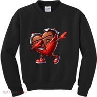 ValentineS Day Dabbing Heart Candy Funny Humor Kids Sweatshirt thumb 0