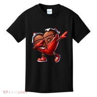 ValentineS Day Dabbing Heart Candy Funny Humor Kids T-Shirt thumb 0
