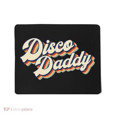 Vintage Disco Daddy Retro Matching 60S 70s Mousepad