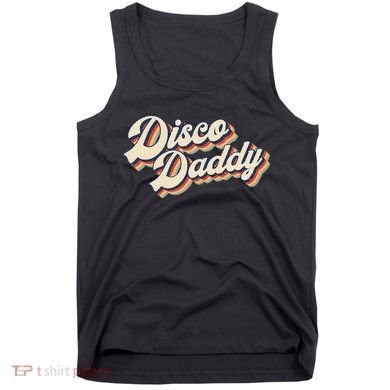 Vintage Disco Daddy Retro Matching 60S 70s Tank Top