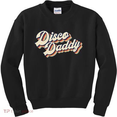 Vintage Disco Daddy Retro Matching 60S 70s Kids Sweatshirt