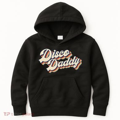 Vintage Disco Daddy Retro Matching 60S 70s Kids Hoodie