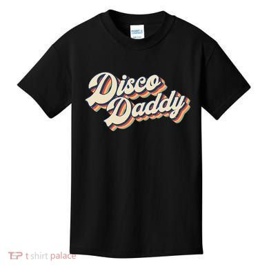 Vintage Disco Daddy Retro Matching 60S 70s Kids T-Shirt