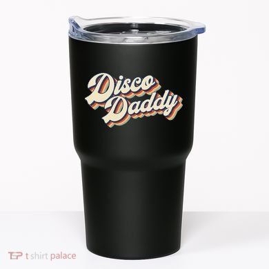 Vintage Disco Daddy Retro Matching 60s 70s Gift Dad Tumbler