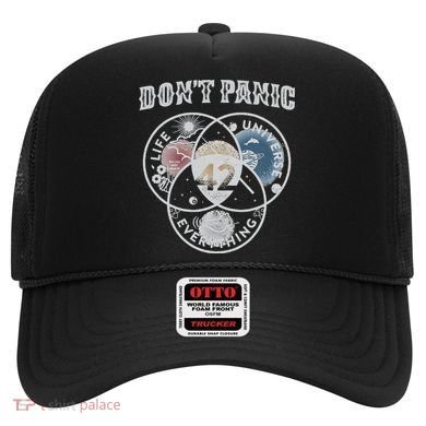 Venn Diagram DonT Panic Life The Universe And Everything 42 Hat