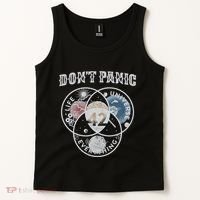 Venn Diagram DonT Panic Life The Universe And Everything 42 Tank Top thumb 2