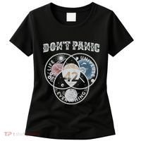 Venn Diagram DonT Panic Life The Universe And Everything 42 Women's T-Shirt thumb 0