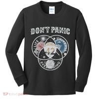 Venn Diagram DonT Panic Life The Universe And Everything 42 Kids Long Sleeve Shirt thumb 0