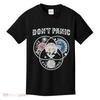 Venn Diagram DonT Panic Life The Universe And Everything 42 Kids T-Shirt thumb 0