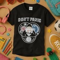Venn Diagram DonT Panic Life The Universe And Everything 42 Kids T-Shirt thumb 3