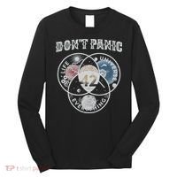 Venn Diagram DonT Panic Life The Universe And Everything 42 Long Sleeve Shirt thumb 0
