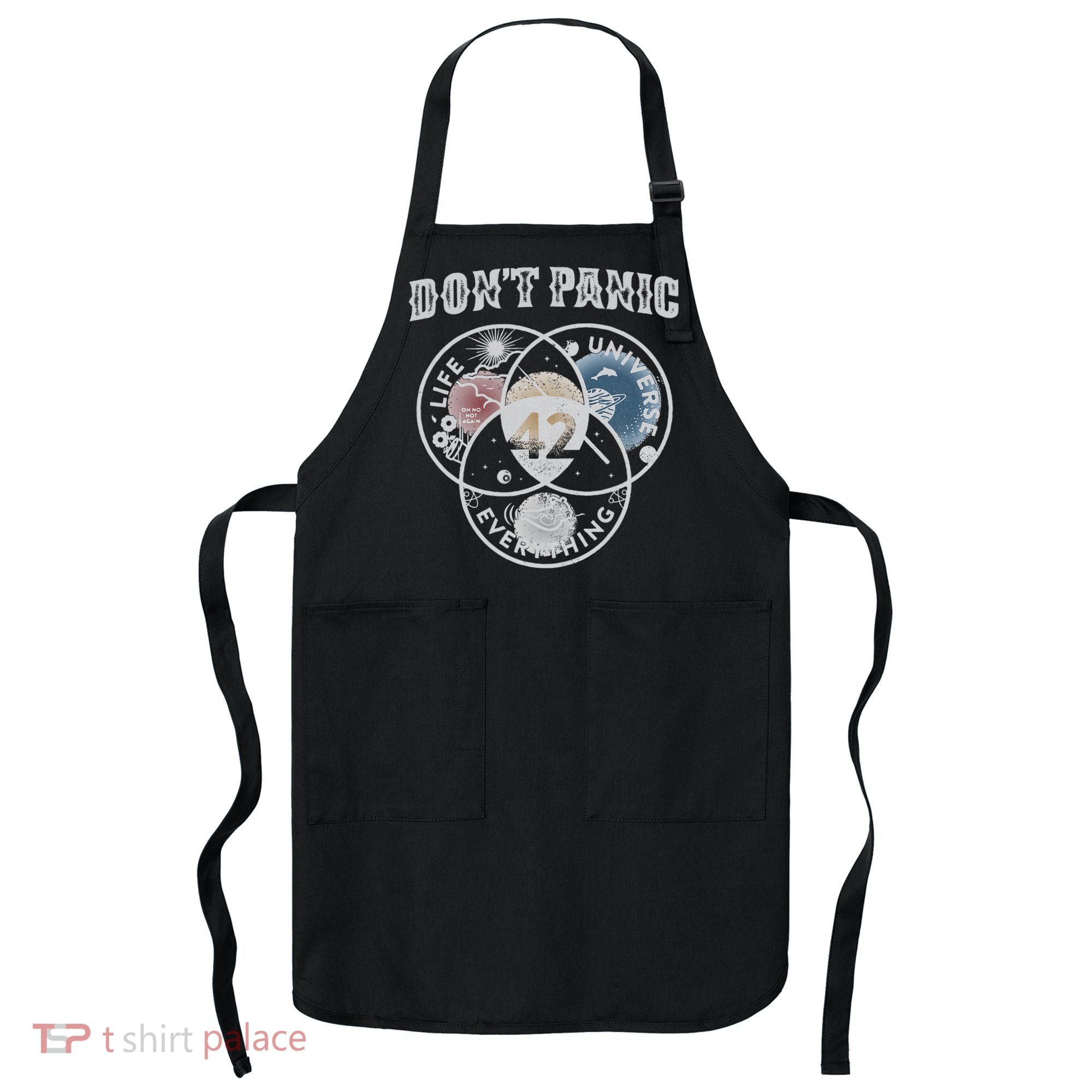 Venn Diagram DonT Panic Life The Universe And Everything 42 Apron