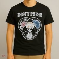 Venn Diagram DonT Panic Life The Universe And Everything 42 T-Shirt thumb 3