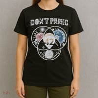 Venn Diagram DonT Panic Life The Universe And Everything 42 T-Shirt thumb 4