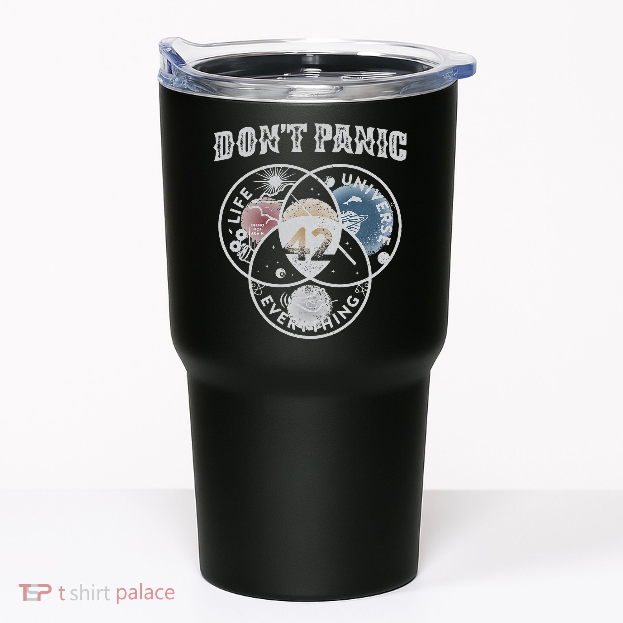 Venn Diagram DonT Panic Life The Universe And Everything 42 Tumbler