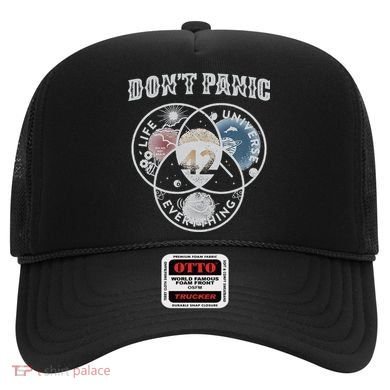Venn Diagram DonT Panic Life The Universe And Everything 42 Hat