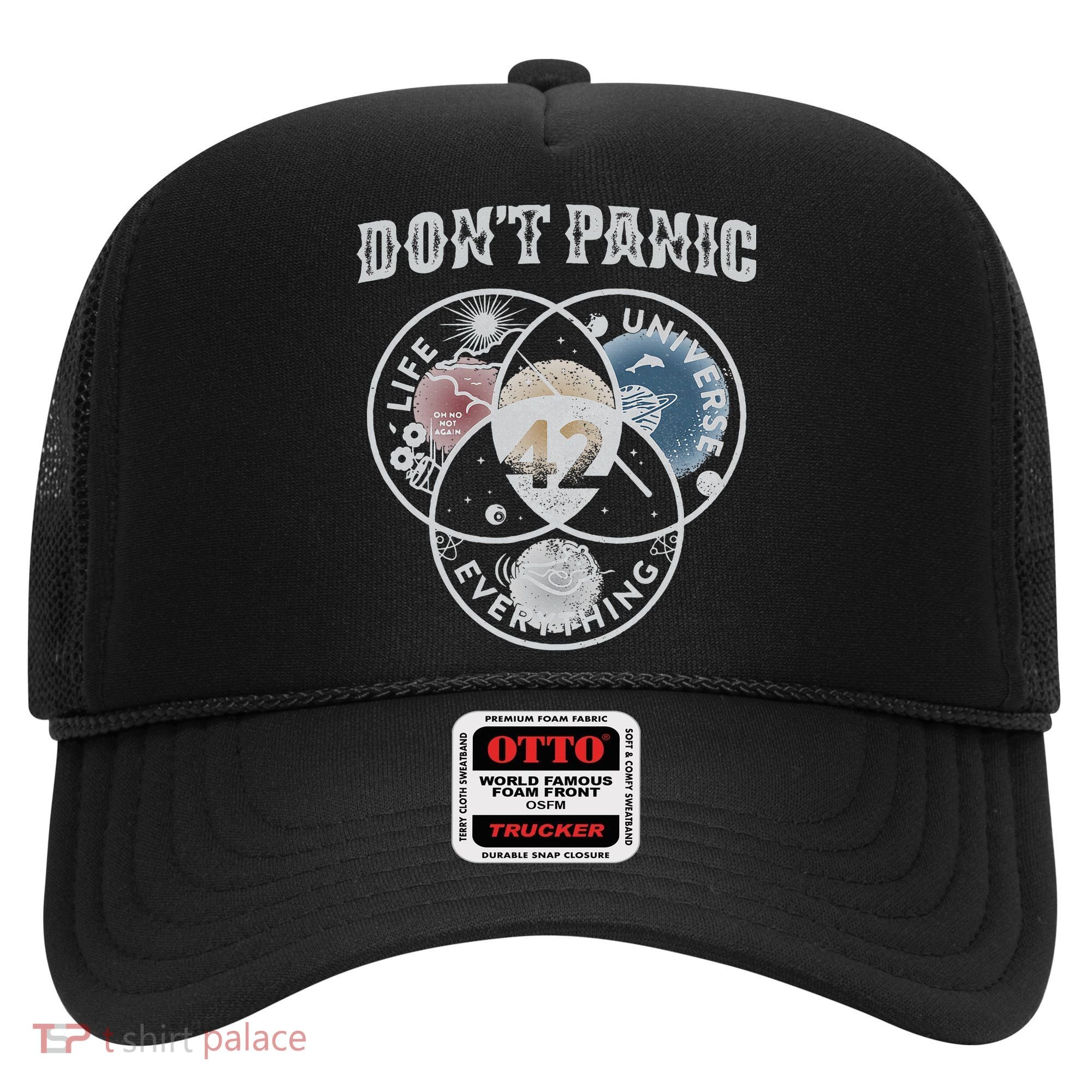 Venn Diagram DonT Panic Life The Universe And Everything 42 Hat