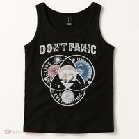 Venn Diagram DonT Panic Life The Universe And Everything 42 Tank Top thumb 2