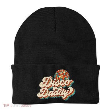 Vintage Disco Daddy Retro Matching 60's 70s Dad Grandpa Beanie