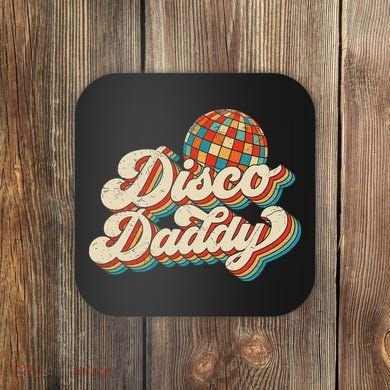 Vintage Disco Daddy Retro Matching 60's 70s Dad Grandpa Coaster