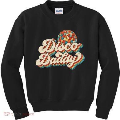 Vintage Disco Daddy Retro Matching 60's 70s Dad Grandpa Kids Sweatshirt