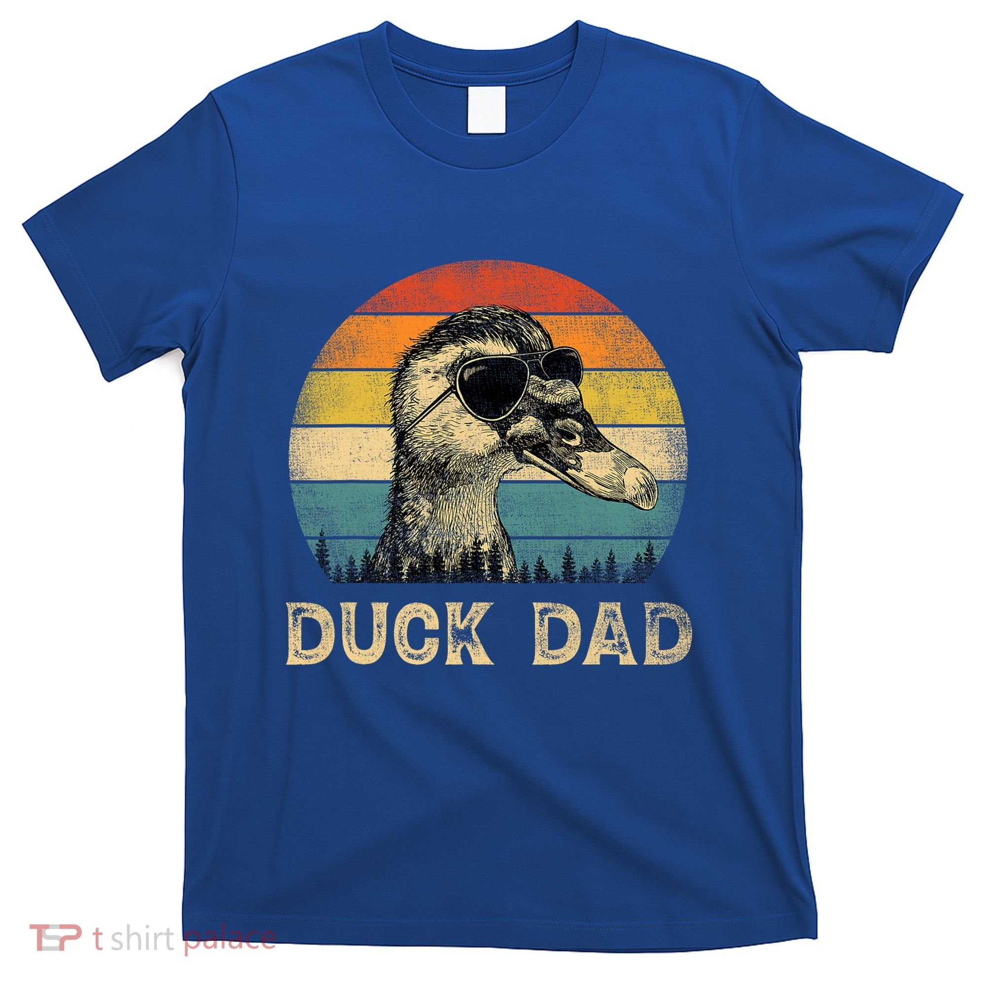 Vintage Duck Dad Duck Lovers Daddy FatherS Day T-Shirt