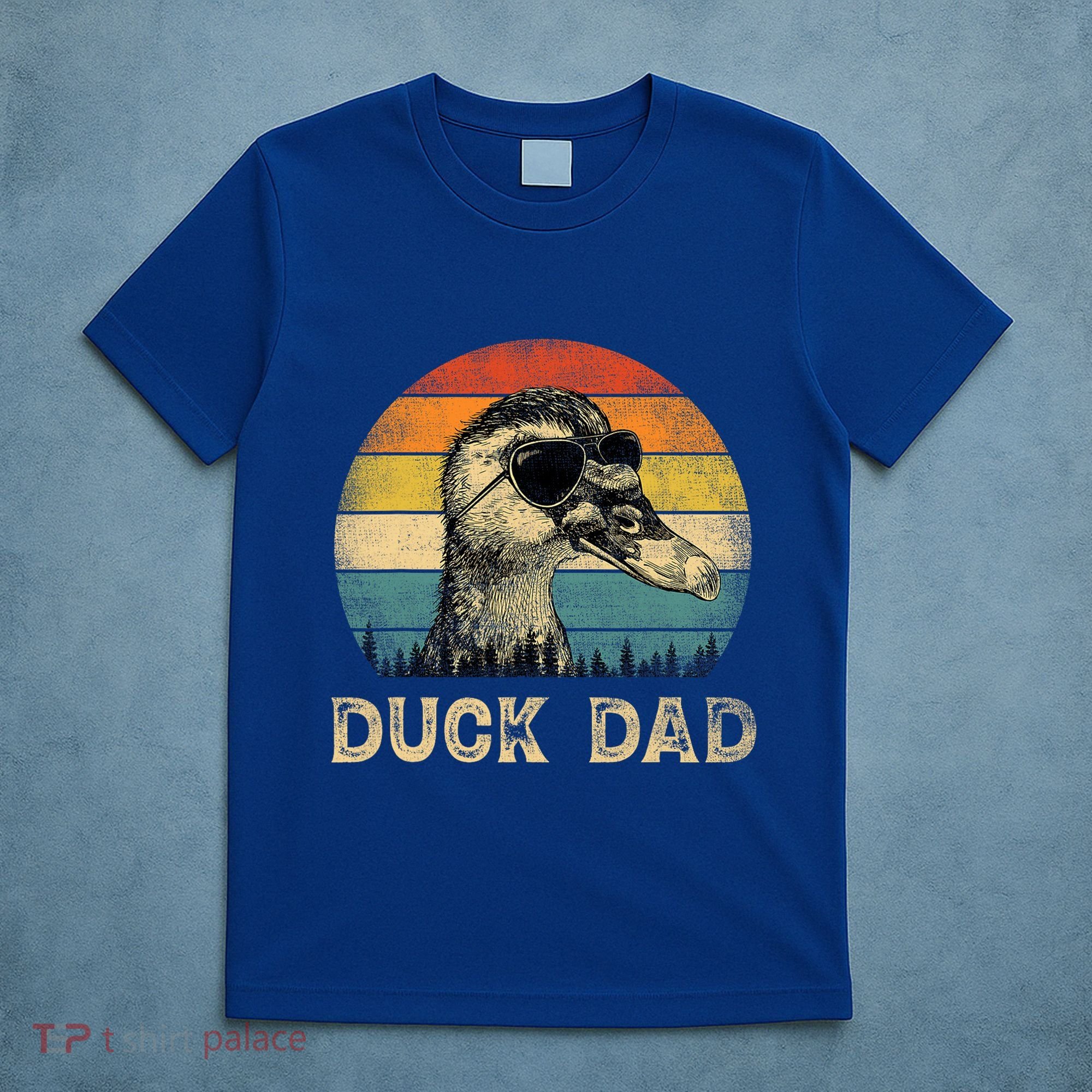 Vintage Duck Dad Duck Lovers Daddy FatherS Day T-Shirt