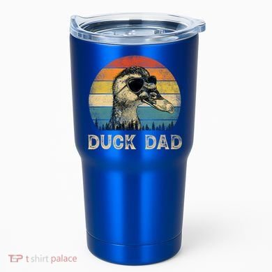 Vintage Duck Dad Duck Lovers Daddy FatherS Day Tumbler
