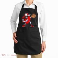 Valentines Day Dabbing Heart Shirt Boys Baseball Catcher Apron thumb 2