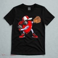 Valentines Day Dabbing Heart Shirt Boys Baseball Catcher T-Shirt thumb 5