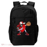 Valentines Day Dabbing Heart Shirt Boys Baseball Catcher Backpack thumb 0