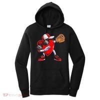 Valentines Day Dabbing Heart Shirt Boys Baseball Catcher Women's Hoodie thumb 0