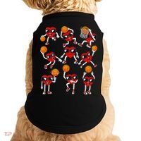 Valentines Day funny Basketball Heart Dunking Doggie Tank thumb 0