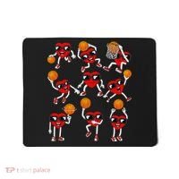 Valentines Day funny Basketball Heart Dunking Mousepad thumb 0
