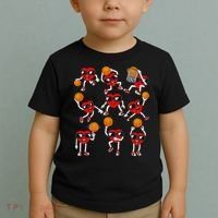 Valentines Day funny Basketball Heart Dunking Toddler T-Shirt thumb 2