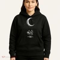 Valentine Day Funny Skeleton Couple Guitar Rock And Roll Hoodie thumb 5