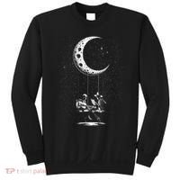Valentine Day Funny Skeleton Couple Guitar Rock And Roll Sweatshirt thumb 0