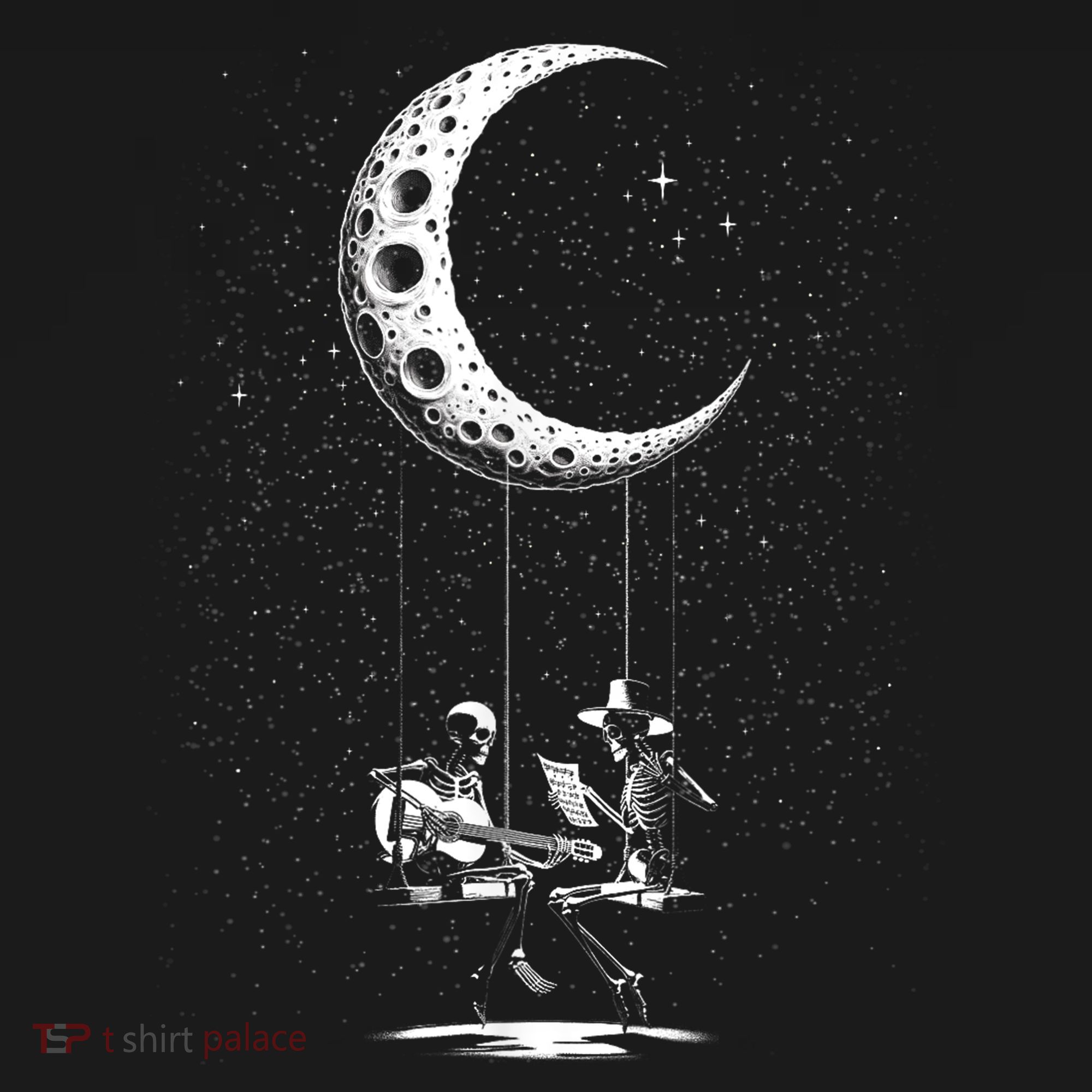 Valentine Day Funny Skeleton Couple Guitar Rock And Roll Mousepad