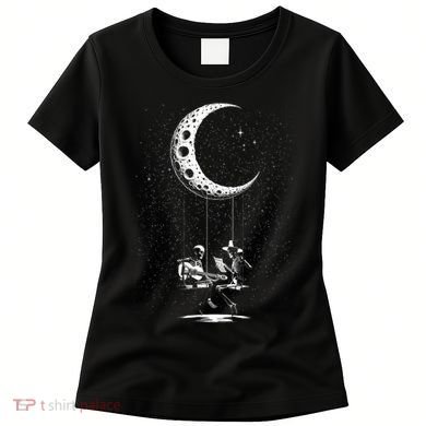 Valentine Day Funny Skeleton Couple Guitar Rock And Roll Women's T-Shirt
