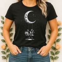 Valentine Day Funny Skeleton Couple Guitar Rock And Roll Women's T-Shirt thumb 2