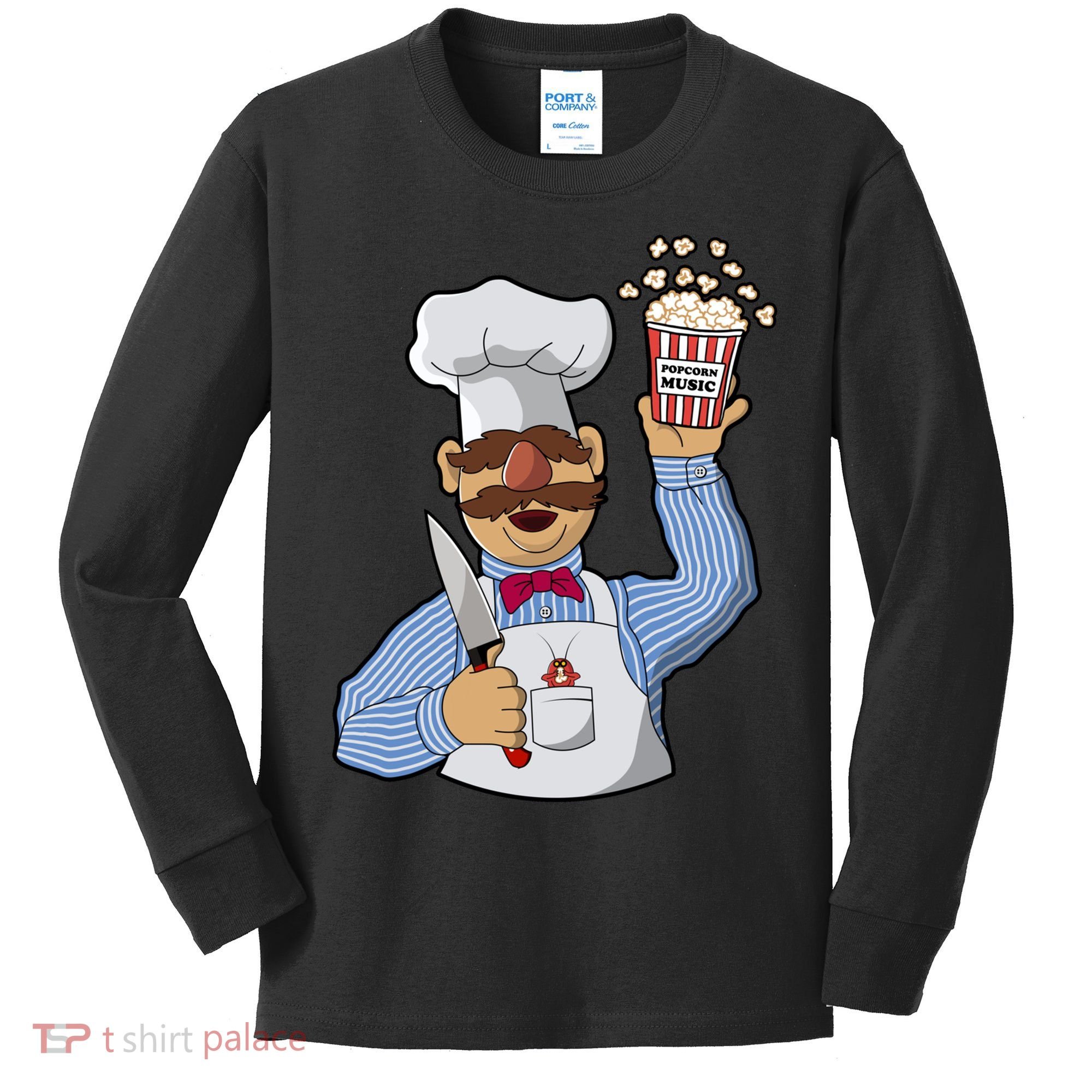 Vert Der Ferk Swedish Chef Kids Long Sleeve Shirt