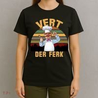 Vert Der Ferk Swedish Chef Vintage Funny T-Shirt thumb 4