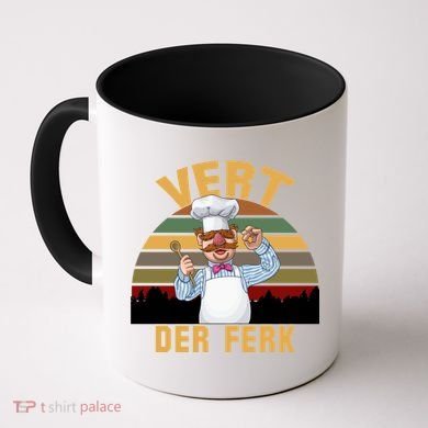 Vert Der Ferk Swedish Chef Vintage Funny Coffee Mug