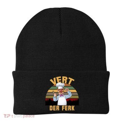 Vert Der Ferk Swedish Chef Vintage Funny Beanie