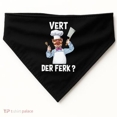 Vert Der Ferk The Swedish Chef USA-Made Doggie Bandana
