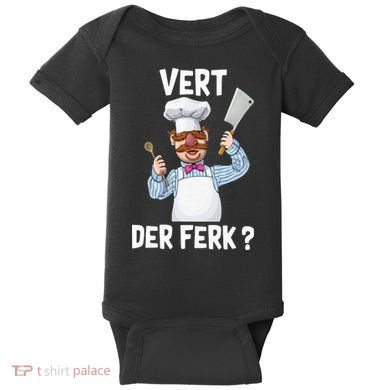 Vert Der Ferk The Swedish Chef Baby Bodysuit