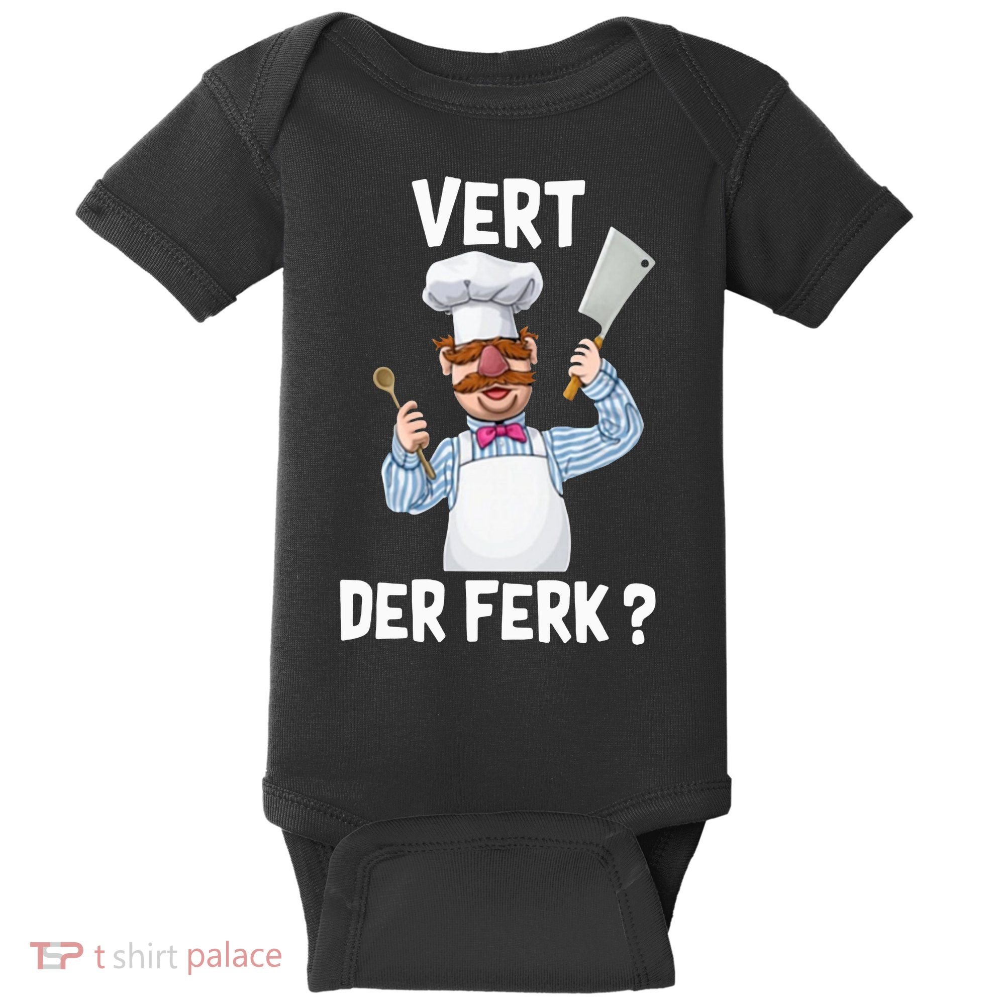 Vert Der Ferk The Swedish Chef Baby Bodysuit