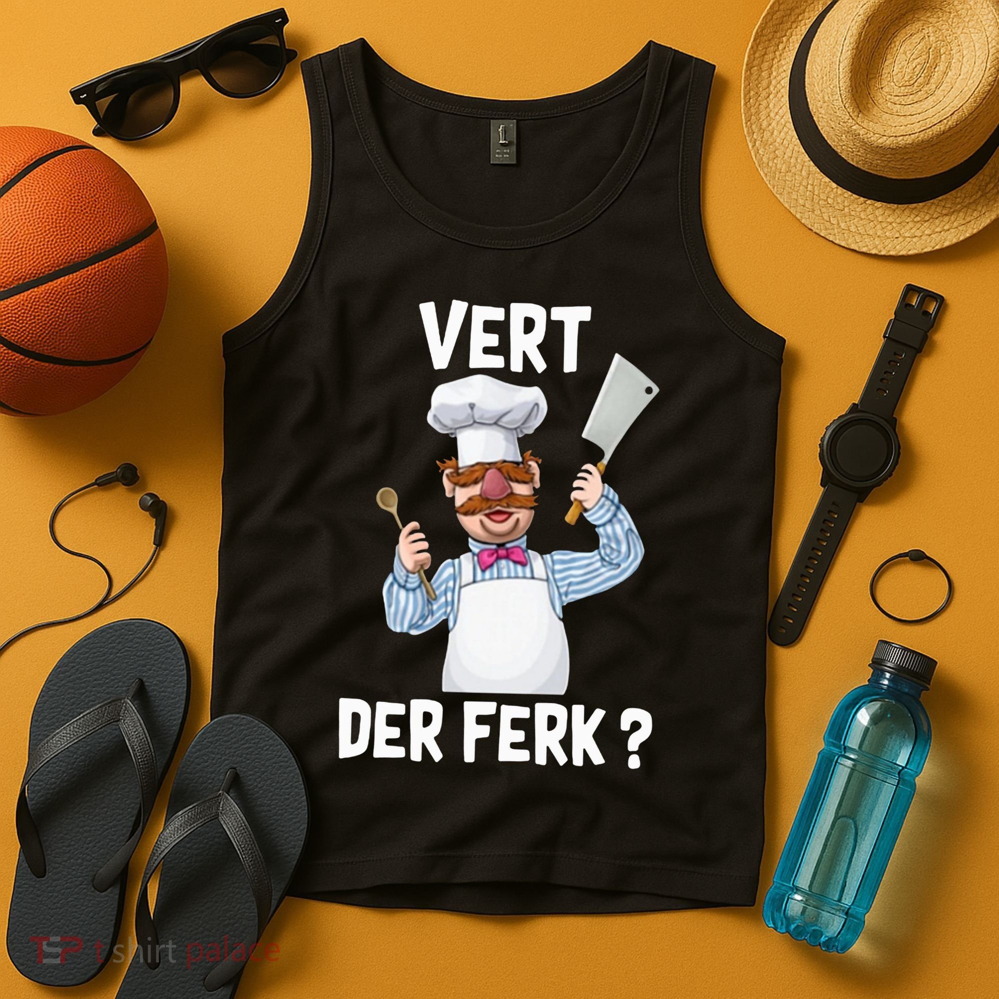 Vert Der Ferk The Swedish Chef Tank Top